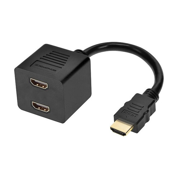 Monoprice A/V Splitter, HDMI M/Fx2 2522