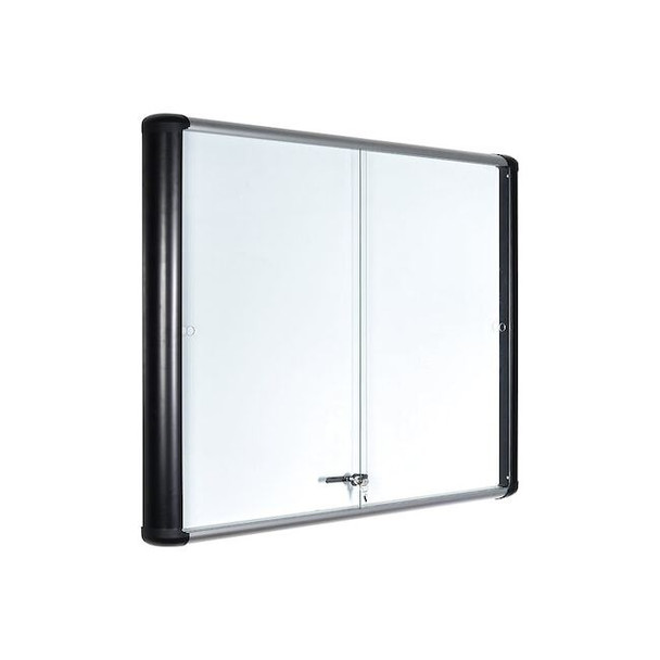 Mastervision Enclosed Porcelain Bulletin Board 51"W x 39"H VT640109630