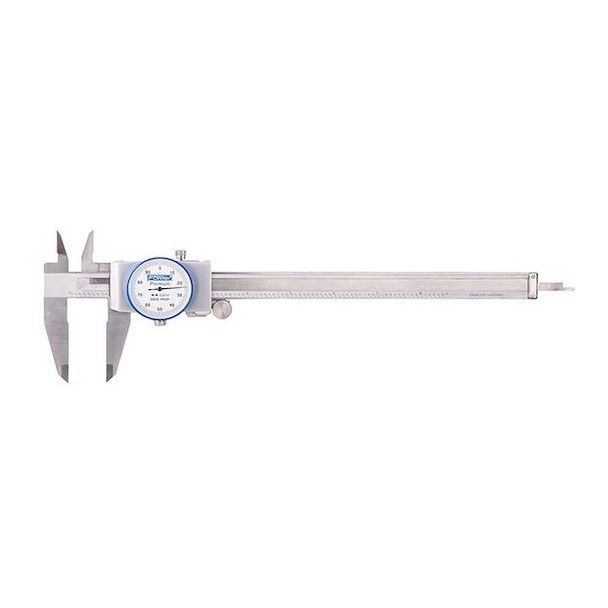 Fowler 0-8" White Machinist Grade Dial Caliper 520087080