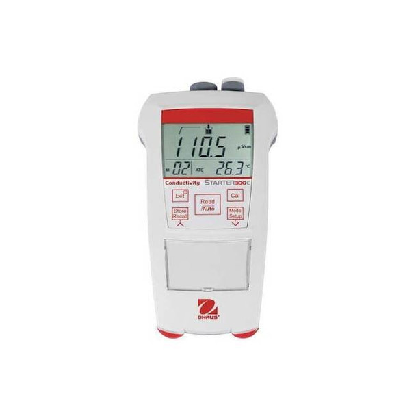 Ohaus Conductivity Meter,90 mm W,35 mm H ST300C-B