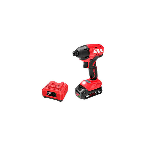 Skil PWRCORE 20 1/4"" Hex Impact Driver Kit with 2.0Ah Battery & Standard Charge