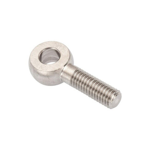 Fixed Rod End, Stainless Steel, Plain, M10-1.50 Thrd Sz, 26 mm Thrd Lg