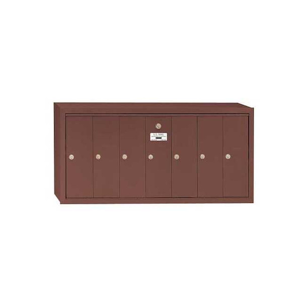 Salsbury Industries Mailbox, 45 lb, Surface, - 3507ZSU