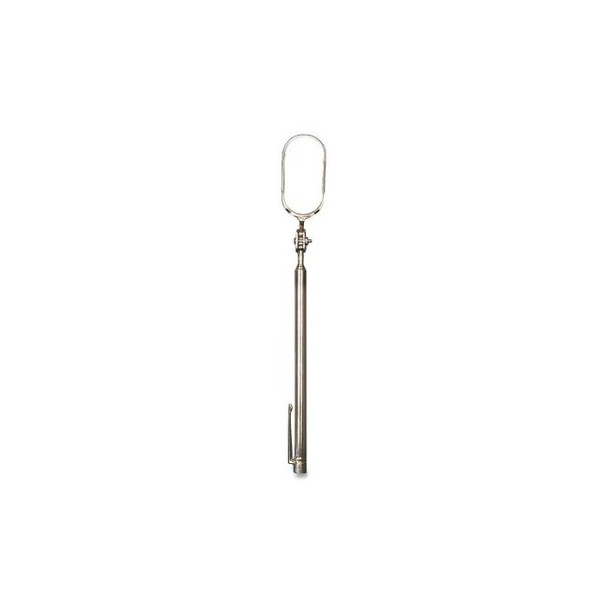 Extra Long Magnifying Inspection Mirror, 1 in x 2 in dia, 28.25 in L