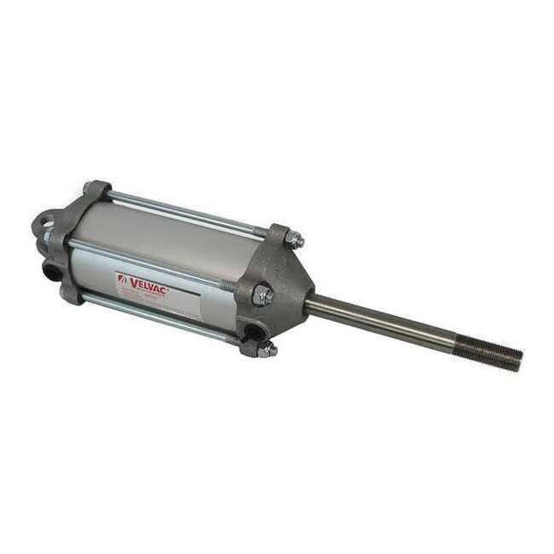 Air Cylinder, 2 1/2 in Bore, 4 in Stroke, Single Acting, Aluminum .