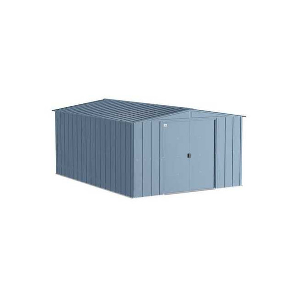 Arrow Storage Products Shed,Blue Gray,Assembled CLG1014BG