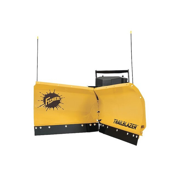 Fisher V-Plow Blade,Steel,Black,48" L,23-1/2" H 87500