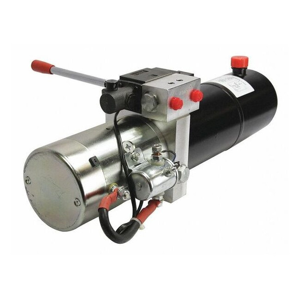 Double Acting Power Unit 1.3 GPM, 3 QT. Poly, 2500 PSI Solenoid Operated