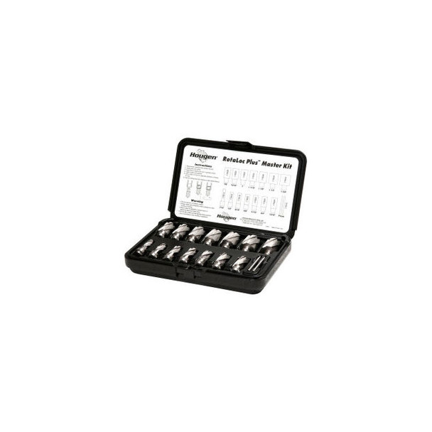 Hougen RotaLoc Plus Master Kit 7/16 to 1-3/8"" Dia. x 1"" Depth of Cut