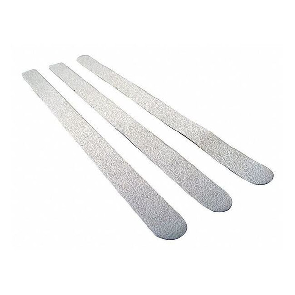 Anti-Slip Tread Quartz 46 Grit Size, White, 3/4" W x 1 ft. L, 37 mil Thick