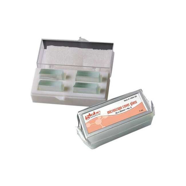 Globe Scientific Microscope Cover Glass,24x32mm,PK10 1408-10