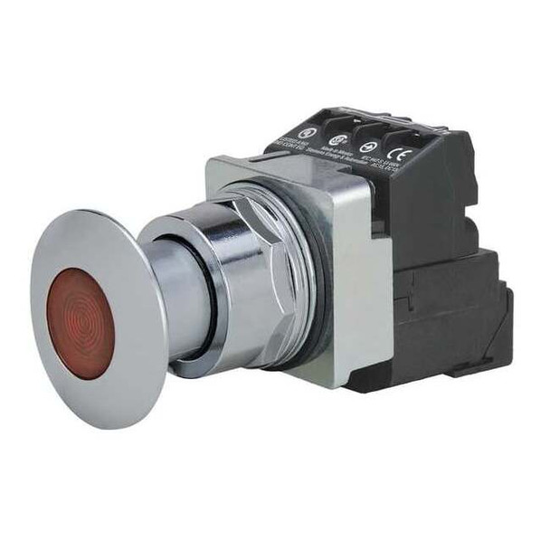 Siemens Push Button Operator, 30 mm, 1NO/1NC, Red 52PP2G2A
