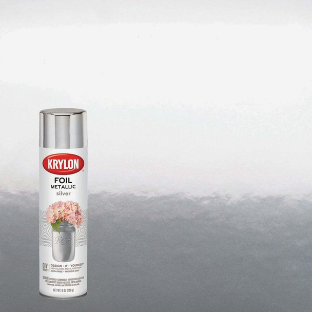 Krylon 8 Oz. Premium Foil Metallic Silver Spray Paint K01060007