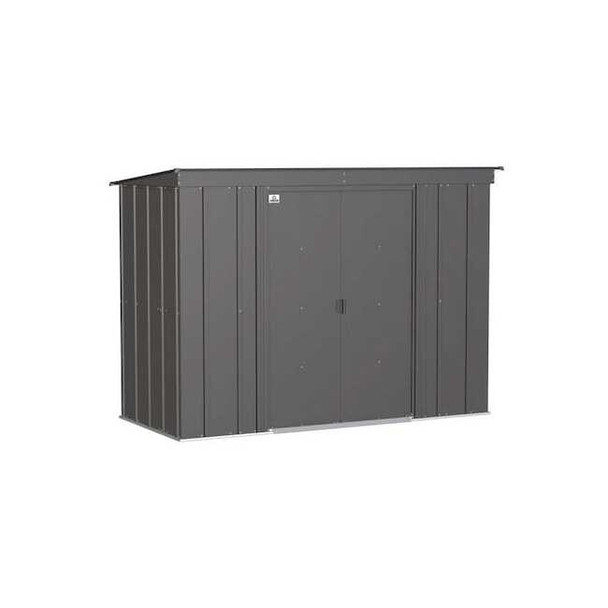 Arrow Storage Products Shed,Charcoal,Unassembled CLP84CC