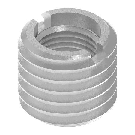 Standard Wall Self Locking Thread Insert, 1/2"-20 Int Thrd Sz, Steel