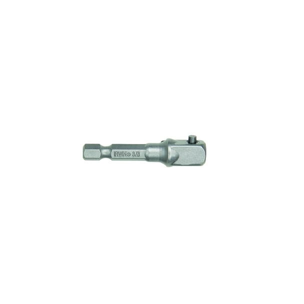 3/8 in Square Drive Socket Adapter, 2 in L, Ball Lock Pack of 10