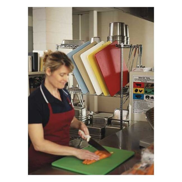 San Jamar Cutting Board, 6 Board System, 15x20 in CB1520KC