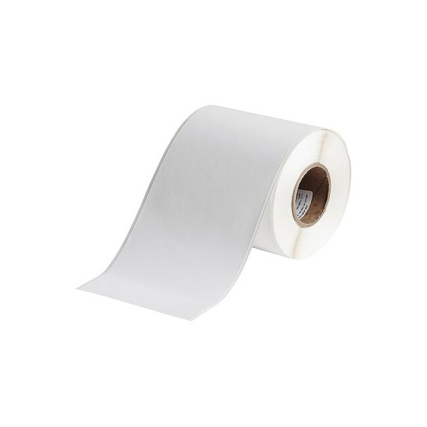 Brady ContinuousLabelStock,White,Matte,4inW J20C-4000-2585