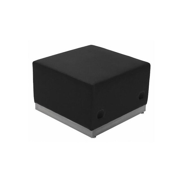 Hercules Guest Chair, Black Seat, Black Back, 25 1/2" W 25 1/4" L 16" H, No Arms
