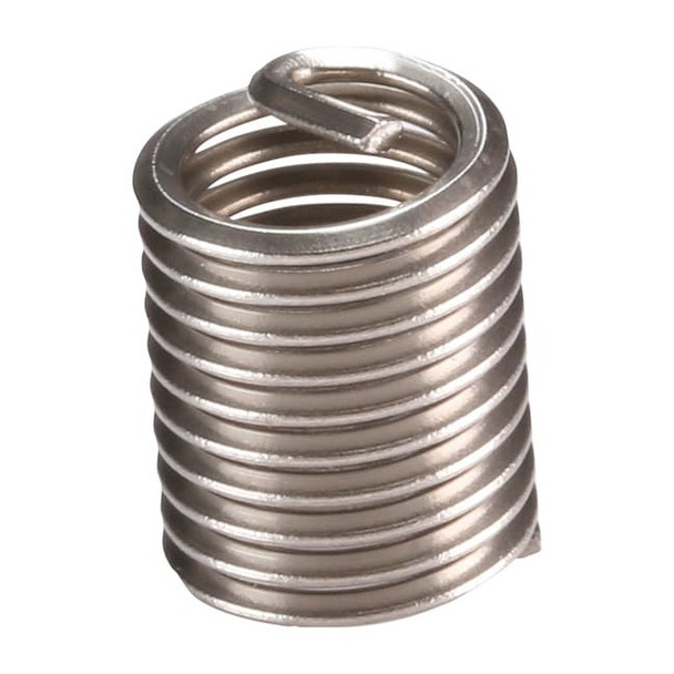 Tanged Helical Insert, Screw-Locking, M8-1.25 Thrd Sz, Nitronic 60, 100 PK