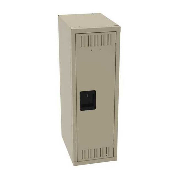 Wardrobe Locker, 12 in W, 18 in D, 36 in H, (1) Tier, (1) Wide, Sand