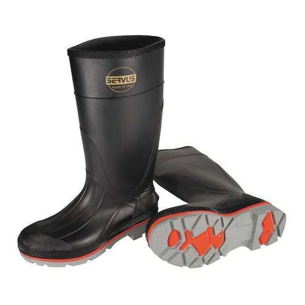 Men's Servus XTP(R) Rubber Boot, Plain Toe, 15" Height, Black/Red/Gray, 6