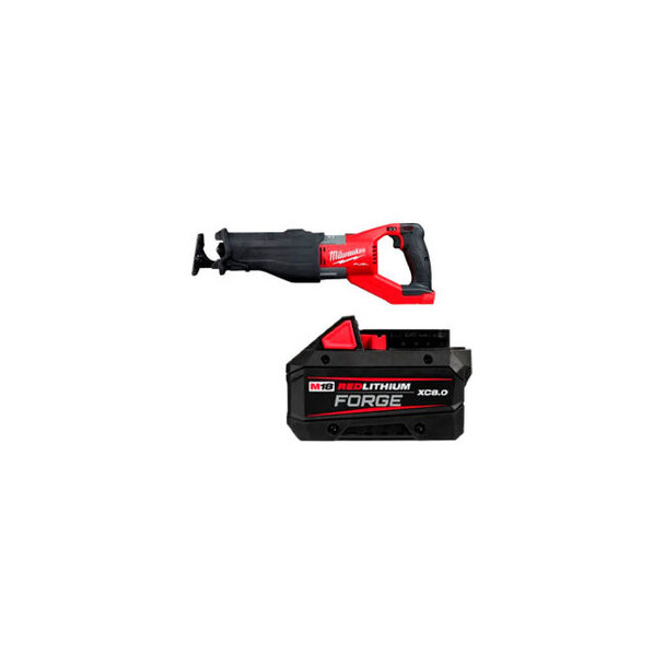 Milwaukee M18 Super Sawzall Bundled With Redlithium M18 8.0Ah Extended Capacity