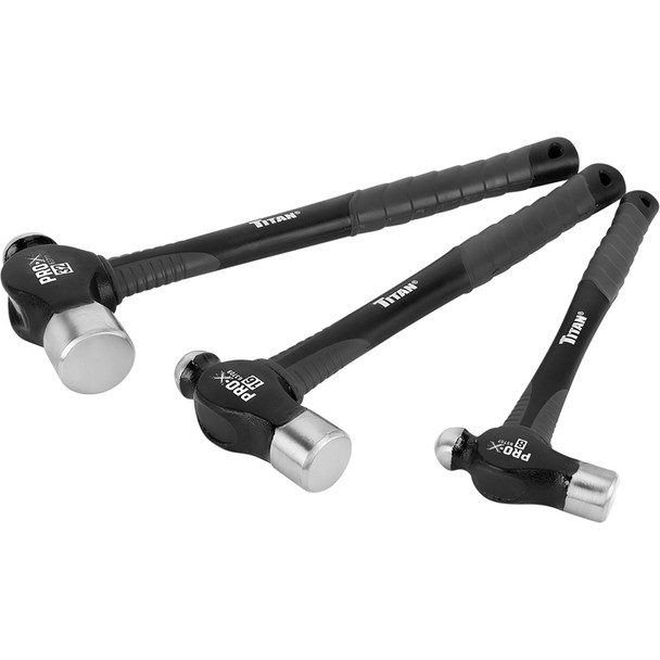 3 pc. Pro-X Ball Pein Hammer Set 63706