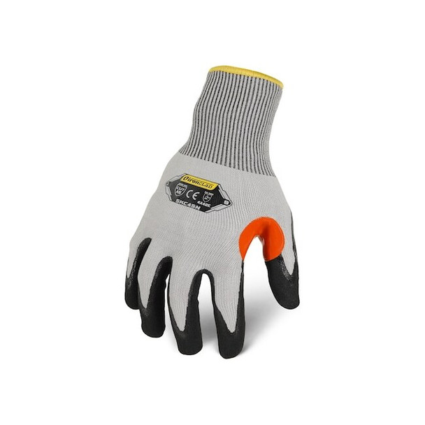 Knit Work Glove, Cut Level A5 ,Nitrile ,Sandy ,L 1 PR