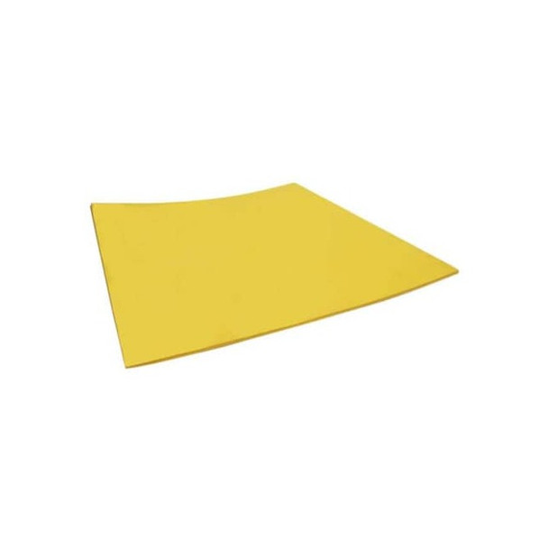 Foam Sheet, Crosslink, 12 in W, 24 in L, 1/2 in Thick, Yellow