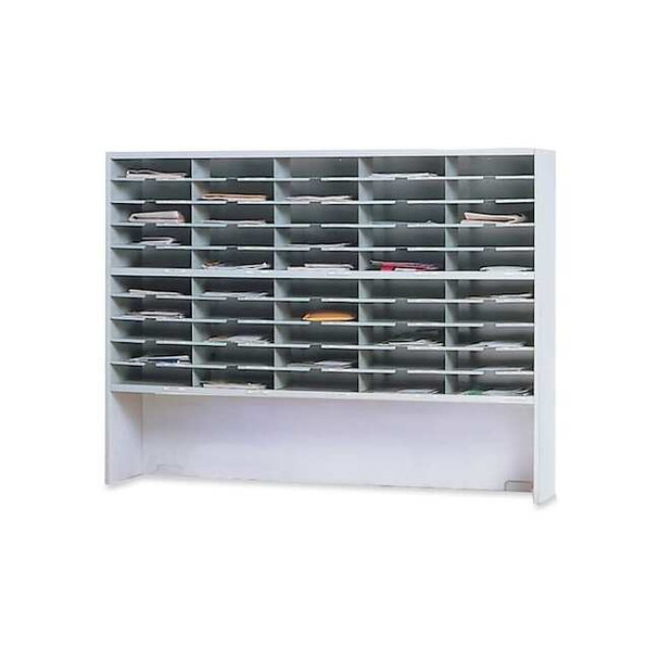 Safco Literature/Mail Organizer,46 1/4" H,Gray SR6046R