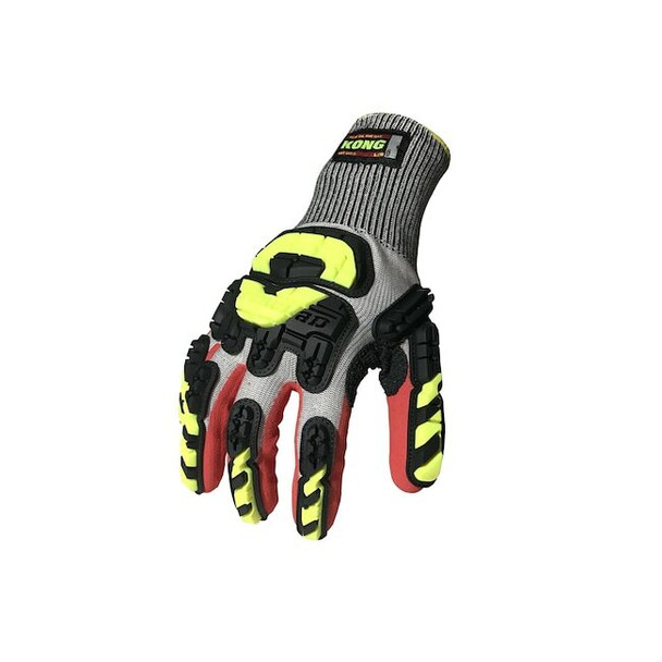 Mechanics Gloves, Thermoplastic Rubber Back, 4 Abrasion Level, Red, 3XL (12)