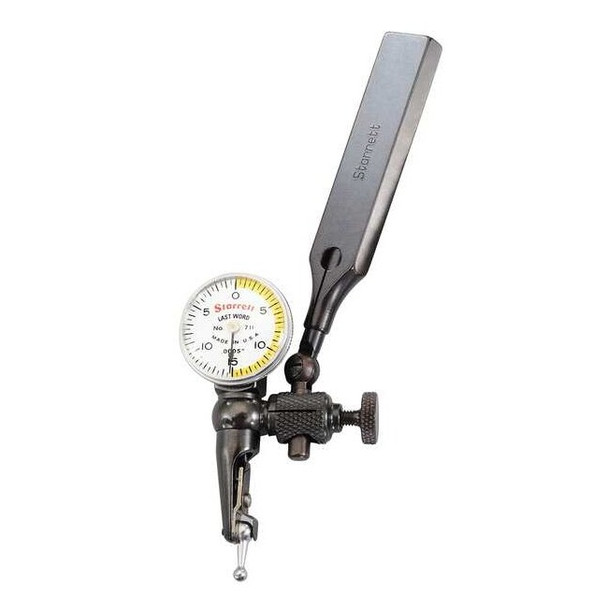 Starrett Dial Test Indicator,Vert,0 to 0.030 In 711HSAZ