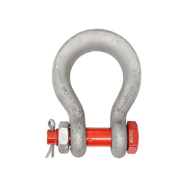 Crosby Wide Body Shackle,25,000 lb,Alloy Steel 1021265