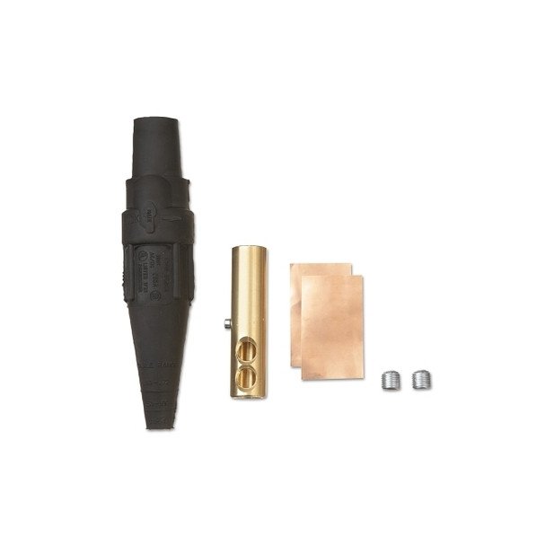 J Series E1016 Plug, Cam-Lok Single Pole, Double Set Screw Female