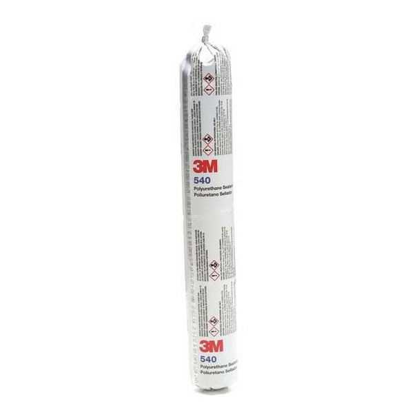 3m Polyurethane Sealant, 20 oz, Sausage Pack, White, Polyurethane Base, 540 540