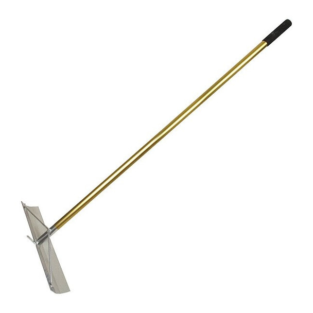 Kraft Tool 19-1/2" x 4" Gold Standard Aluminum Concrete Placer with Hook CC945