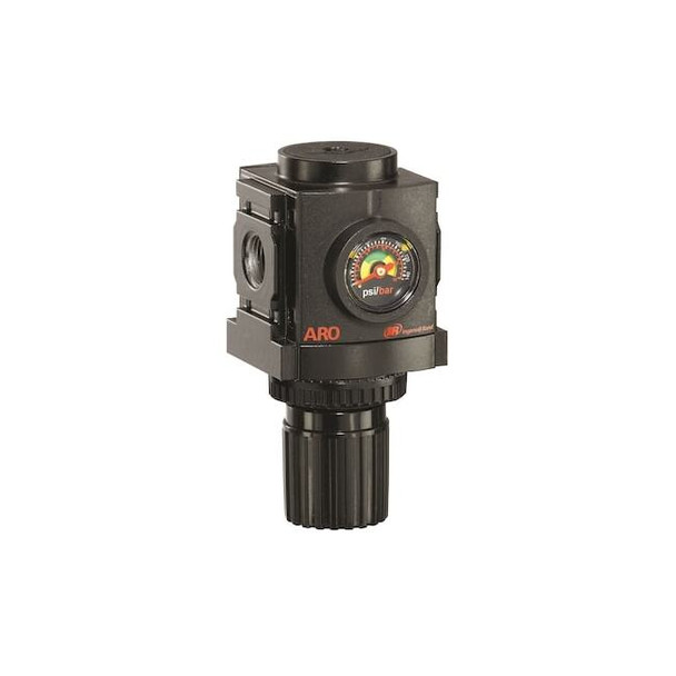 Aro Regulator,Air Inlet 1/4",NPT,170 scfm R37221-600