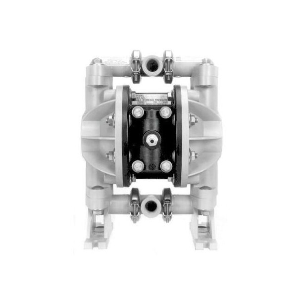 Aro Diaphragm Pump, Pvdf/Pvdf/Ptfe/Ptfe, 9.5 666057-444