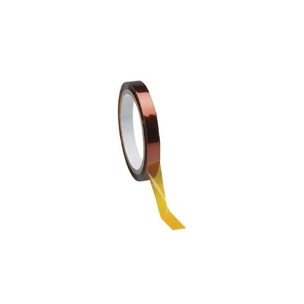 Shercon Masking Tape, 2.5 mil Thick, Amber, Silicone Adhesive SH-10300