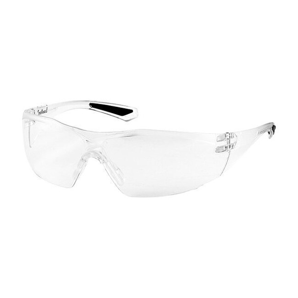 Pulse, Safety Glasses, Anti-Fog, Clear Lens, Clear Frame, Frameless, 1 PR