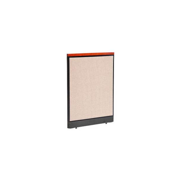 Interion Deluxe Office Partition Panel with Pass Thru Cable 36-1/4""W x 47-1/2""