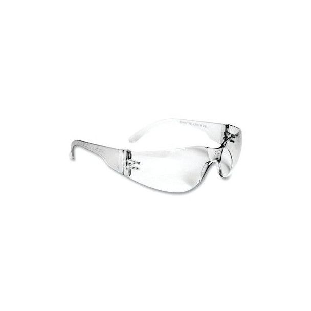 Mirage™ Small Safety Eyewear, Clear Lens, Polycarbonate, Uncoated, Clear Frame