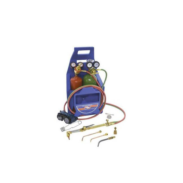 Uniweld Oxygen and Acetylene Cylinder,CA551 KLT550-4P-TU