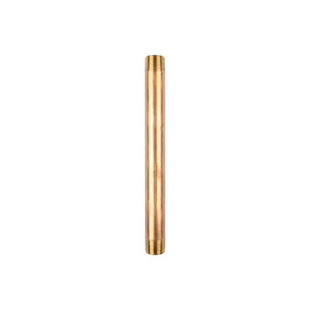 Manufacturer Varies 1/2" MNPT x 9" TBE Red Brass Pipe Nipple Sch 40 463-090