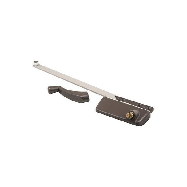 9-1/2 in. Single-Arm Left-Hand Casement Operator, Bronze Finish (Single Pack)