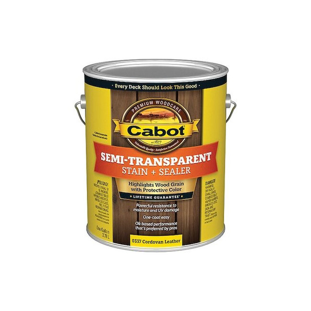 Cabot Semi-Transparent Stain + Sealer 140.0000337.007