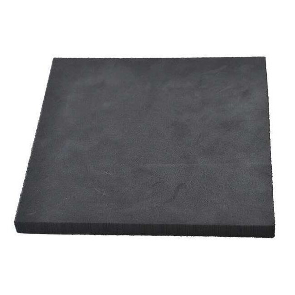 Foam Sheet, Crosslink, 24 in W, 24 in L, 1/4 in Thick, Black
