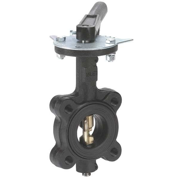 Milwaukee Valve Butterfly Valve,Lug,Size 2 1/2 In ML232B