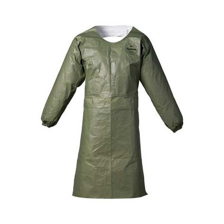 Apron, Tychem(R) 2000 SFR, Taped, 7.5 mil, 44", Green, XL, 12 PK